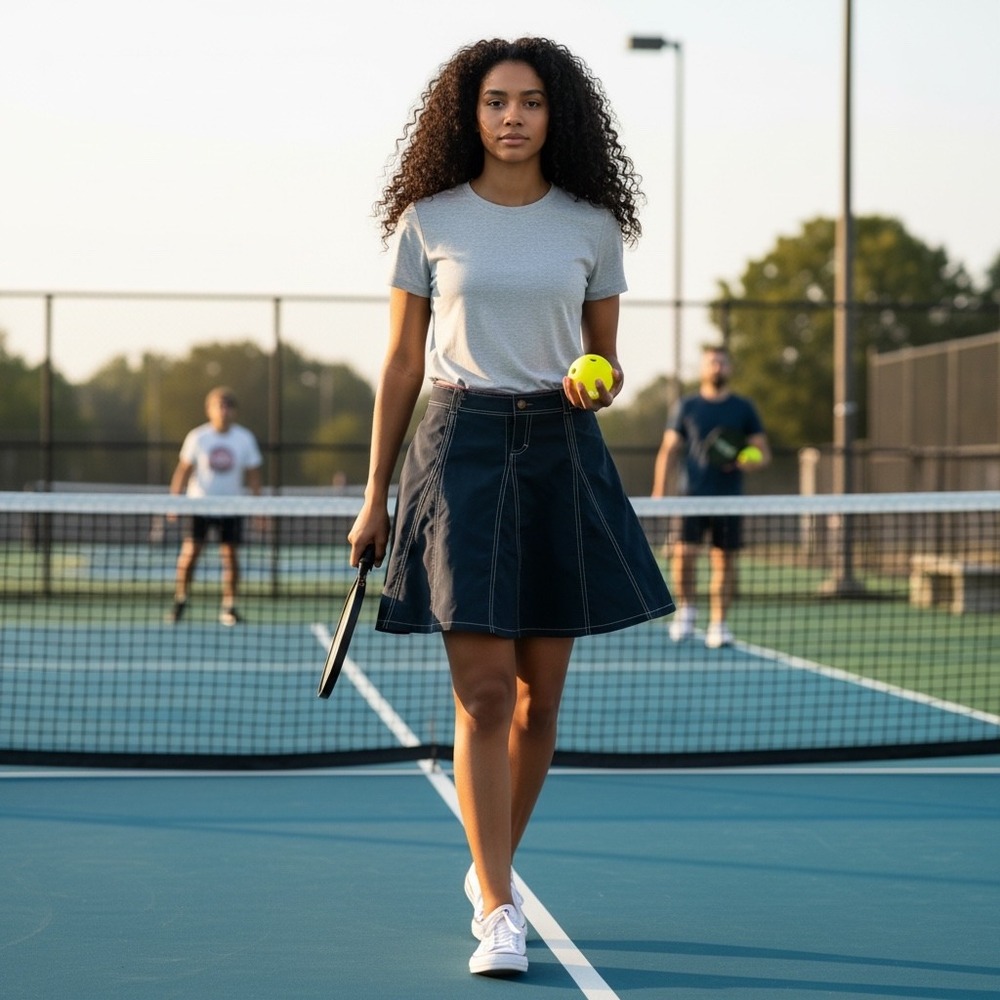 Athleta Women Gray Contrast Stitch A-Line Athletic Tennis‎ Skort 683764 Size 4